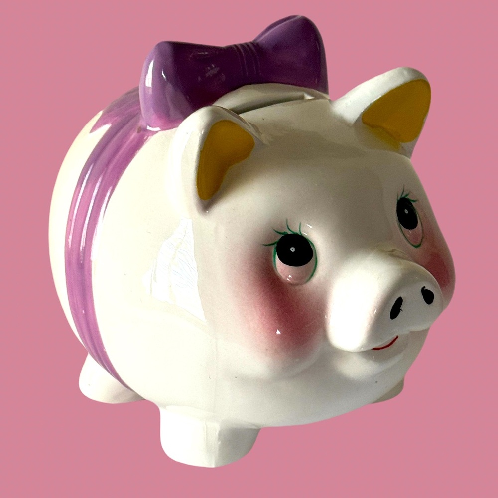 Vintage Piggy Bank - Picture 2 of 5